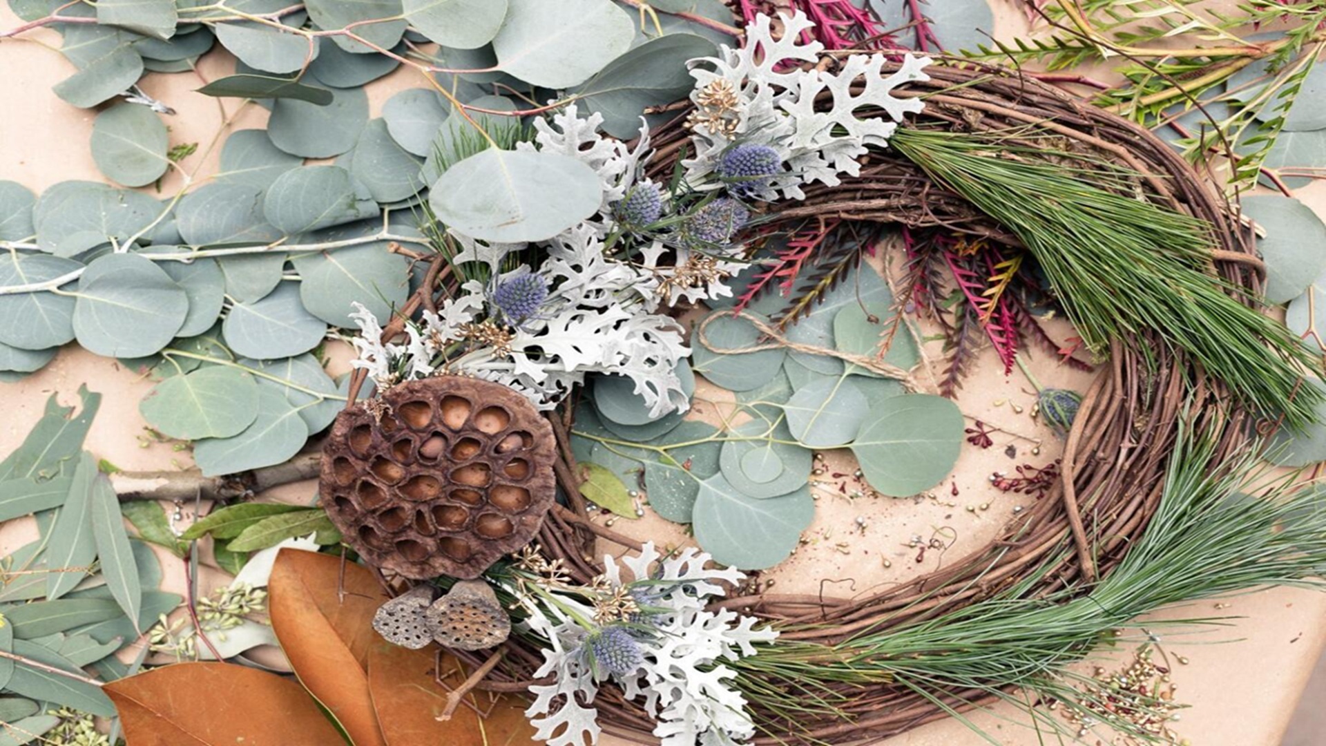 Get Crafty! – Wreaths at Butt-Holdsworth Memorial Library