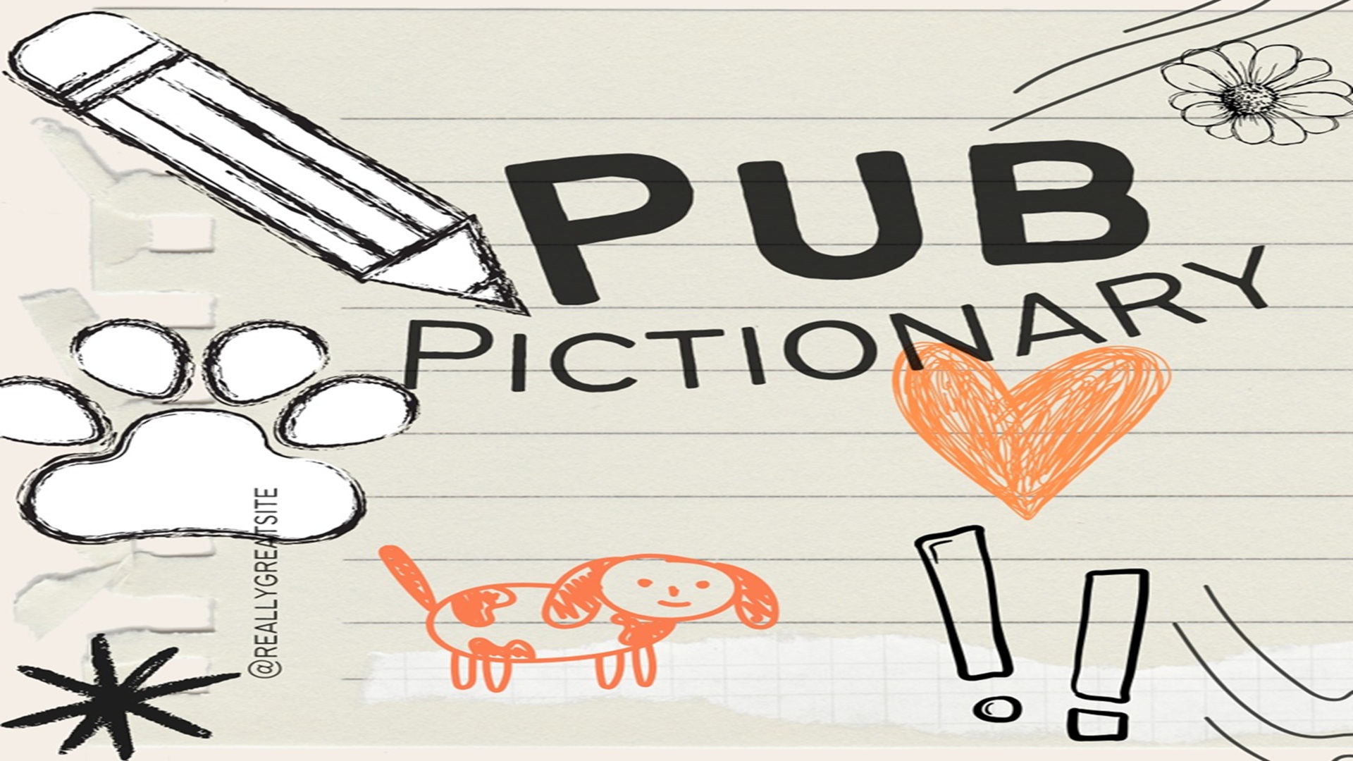 Pub Pictionary at Tailchasers Patio + Pub