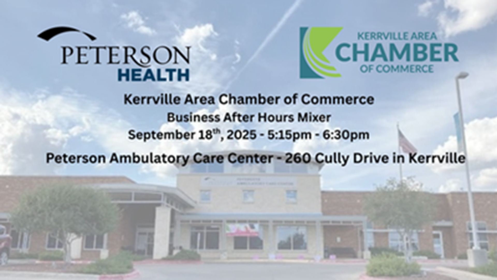 September After Hours Mixer at Peterson Health