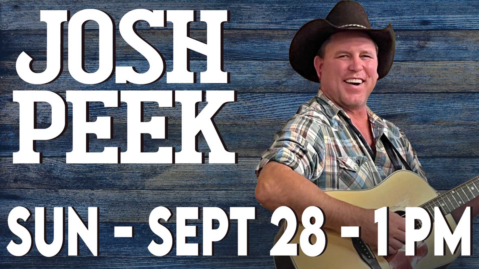 Sunday Funday with Josh Peek at Gravity Check Saloon and Arena