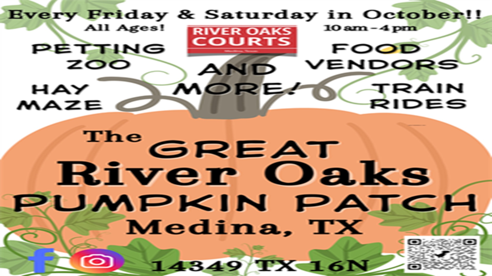 The Great River Oaks Courts Pumpkin Patch at River Oaks Courts