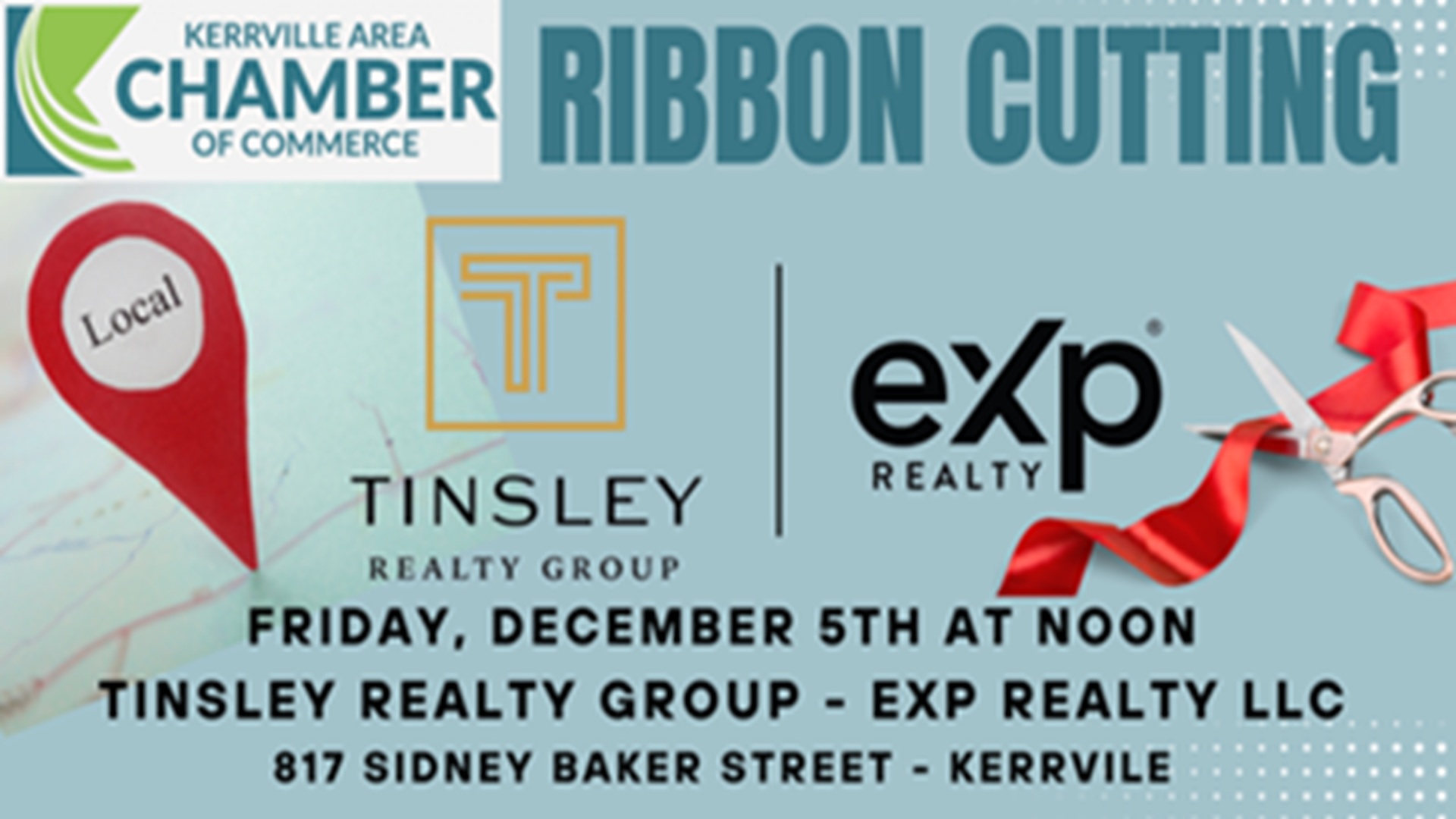 KACOC Ribbon Cutting for Tinsley Realty Group