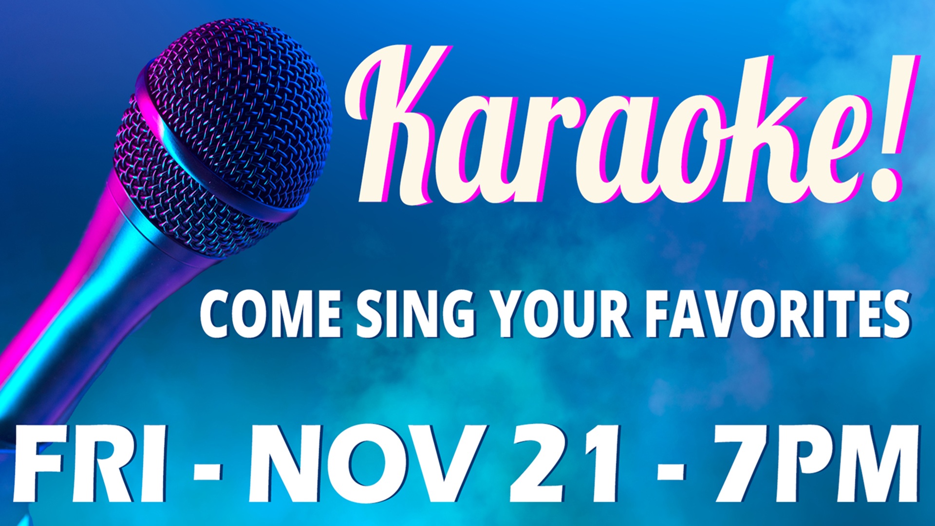 Karaoke Friday at Gravity Check Saloon