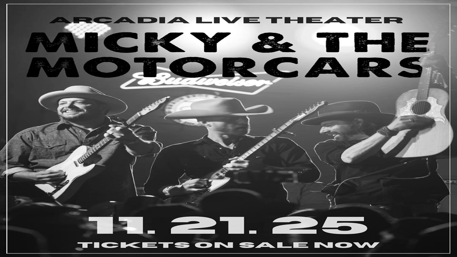 Micky and the Motorcars at Arcadia Live