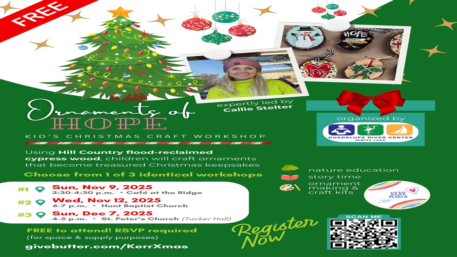 Ornaments of Hope Workshop at St. Peter’s Church (Tucker Hall)