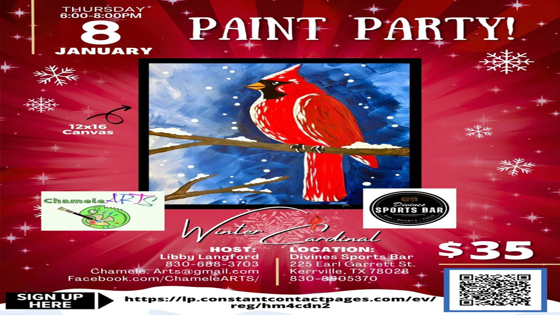 Paint Party at Divine’s Sports Bar