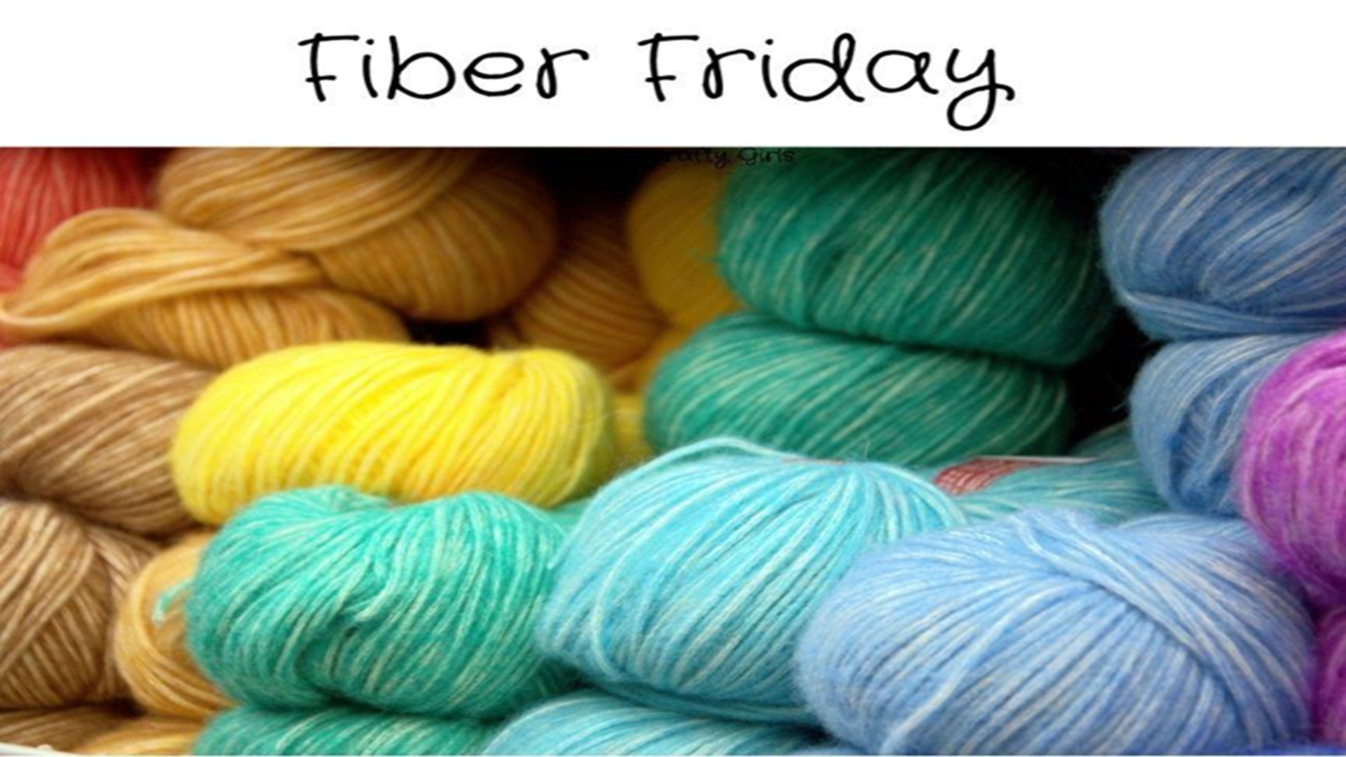 Fiber Friday at Butt-Holdsworth Memorial Library