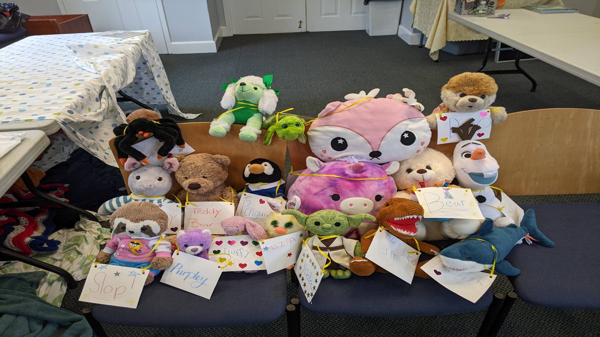 Stuffed Animal Sleepover at Butt-Holdsworth Memorial Library