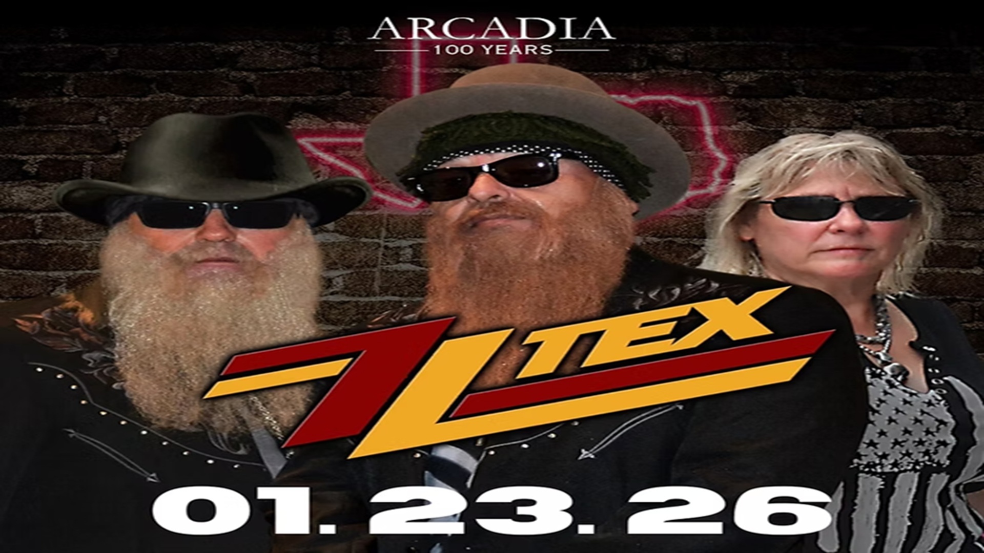 ZZ Tex: ZZ Top Tribute Show at Arcadia Live Theatre