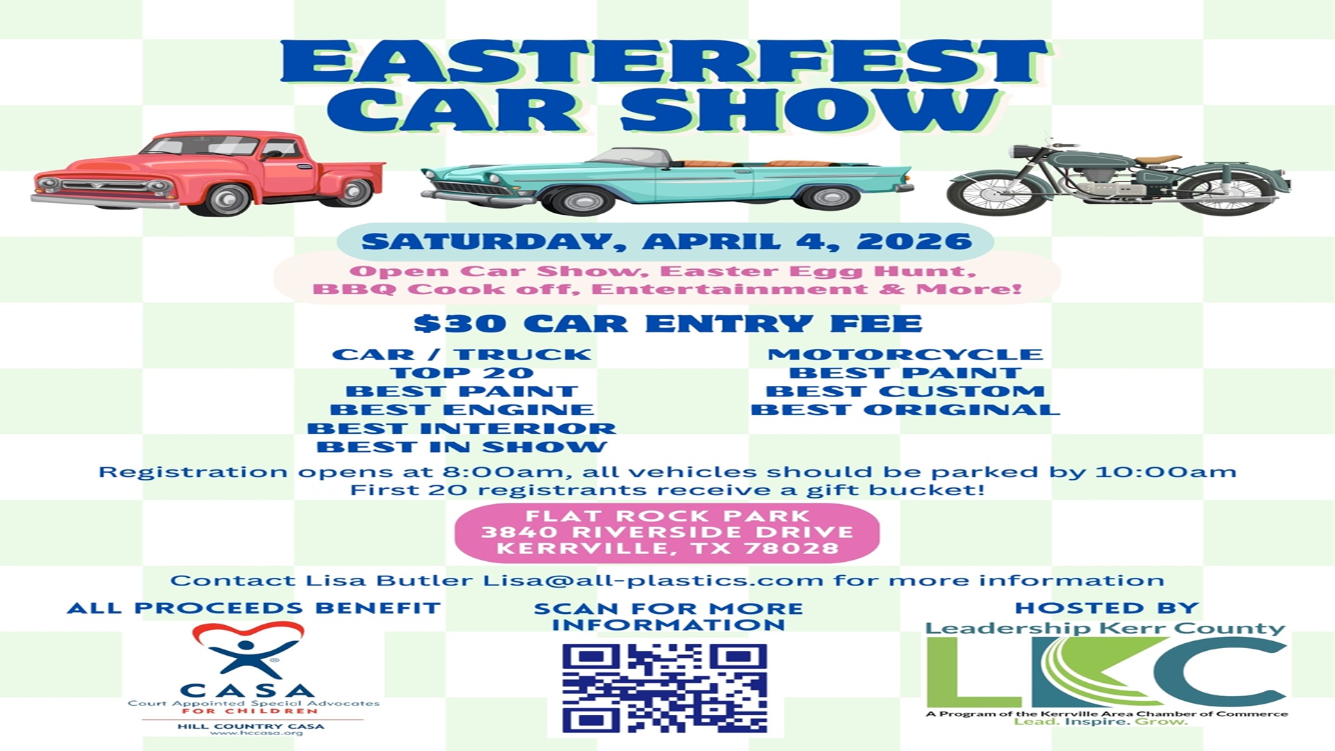 Easterfest Open Car Show at Flat Rock Park
