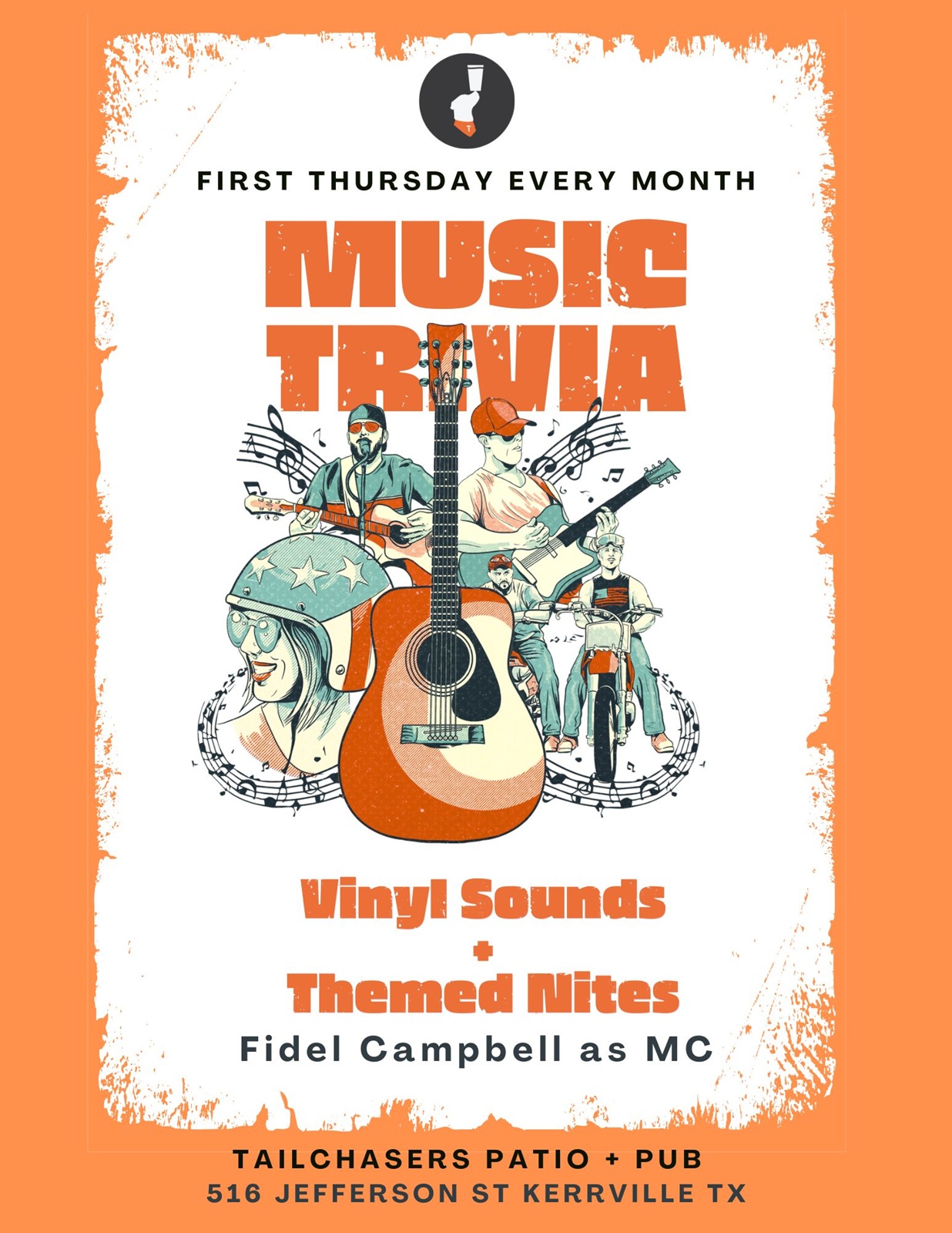 90’s Themed Music Trivia at Tailchasers Patio + Pub