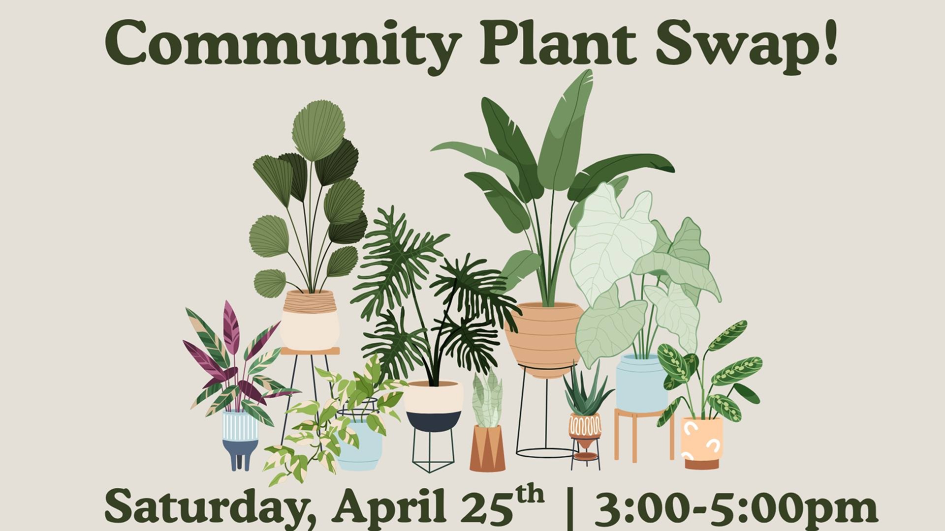 Community Plant Swap at Riverside Nature Center