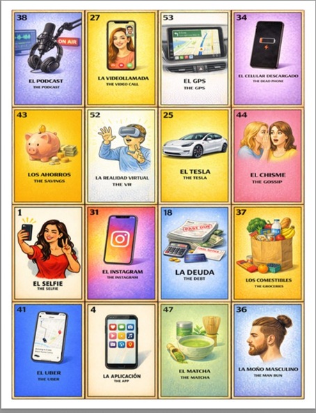 Millennial Lotería at Tailchasers Patio + Pub