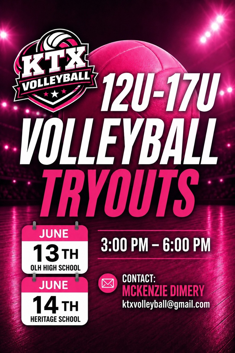 12U–17U Volleyball Tryouts