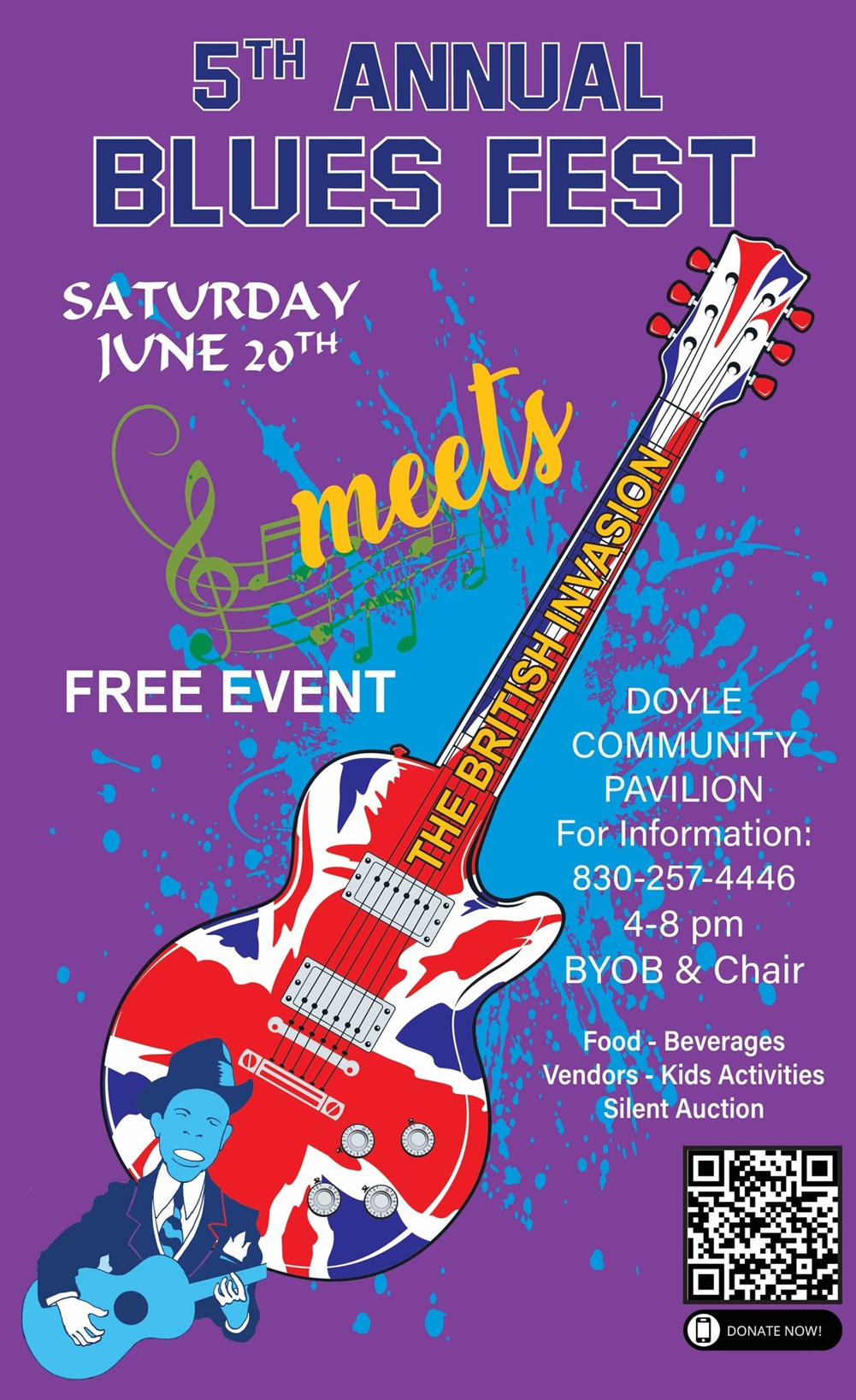 5th Annual Pleasure Garden Blues Fest at Doyle Community Pavilion