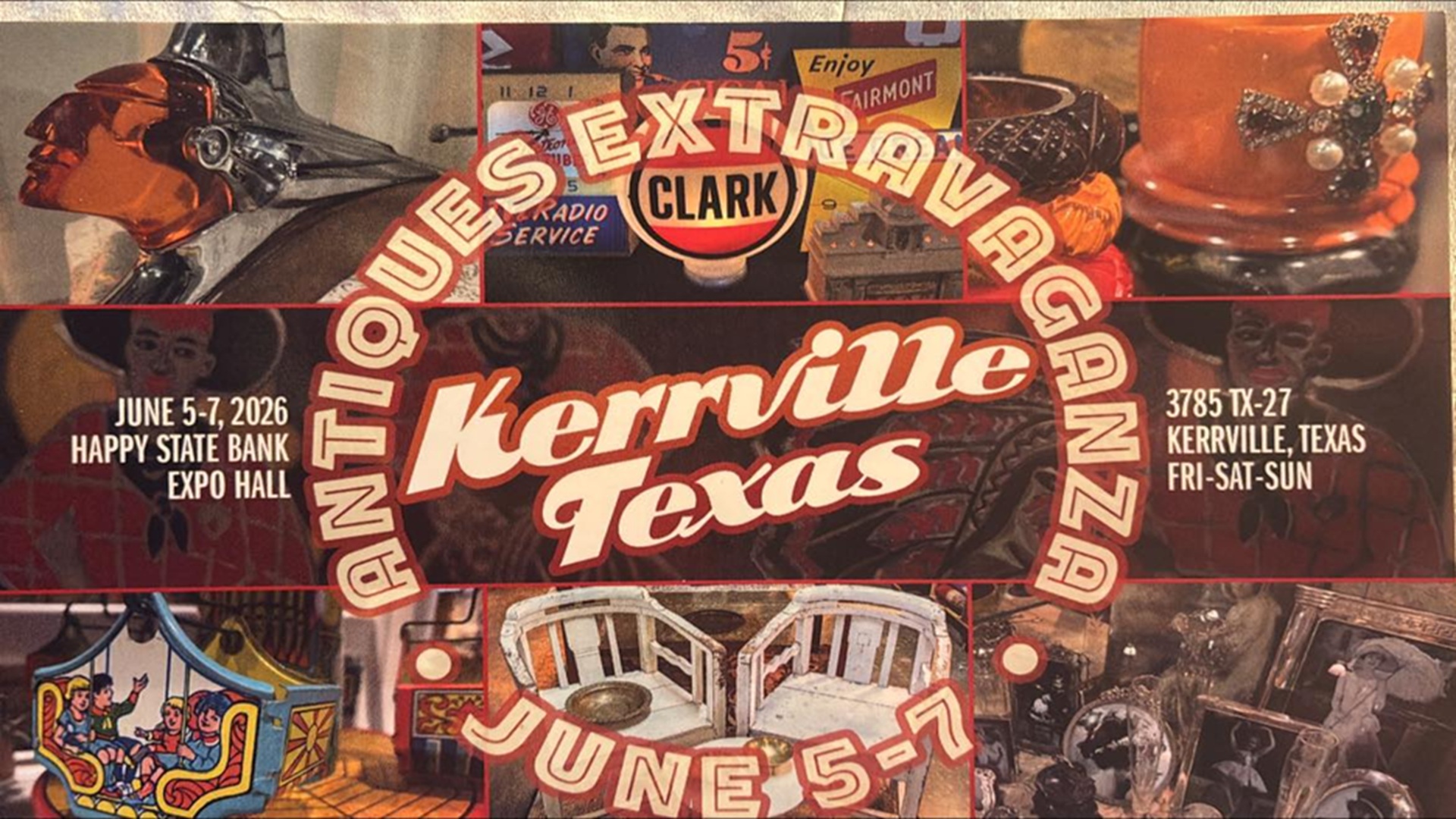 Kerrville Antiques Extravaganza at Happy State Bank Expo Hall