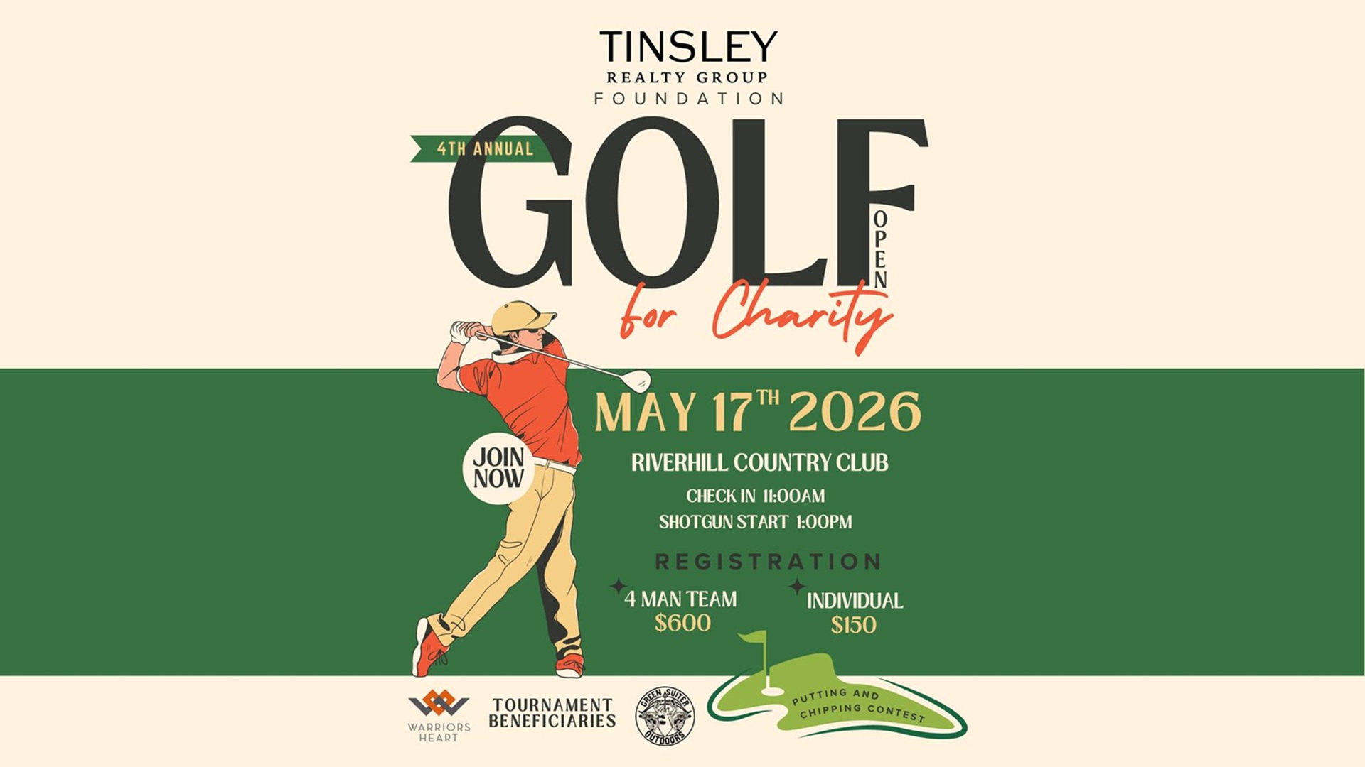 Tinsley Realty Group Foundation Annual Golf Open at Riverhill Country Club
