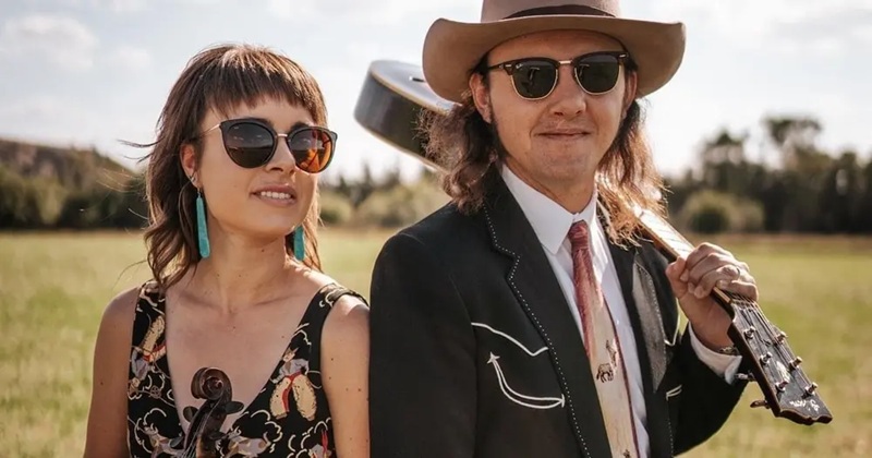 Sam and Lilly Platts at Singing Water Vineyards