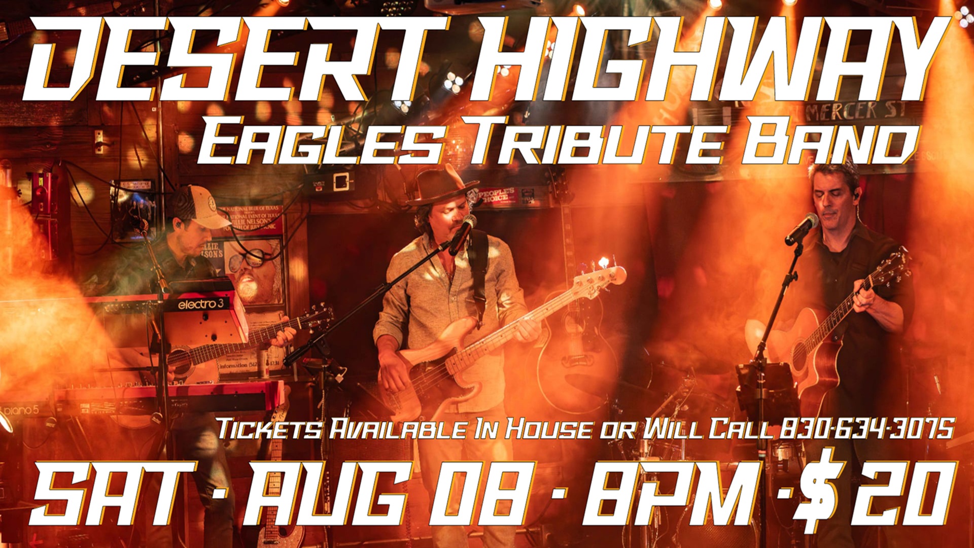 Desert Highway – Eagles Tribute Band at Gravity Check Saloon and Arena