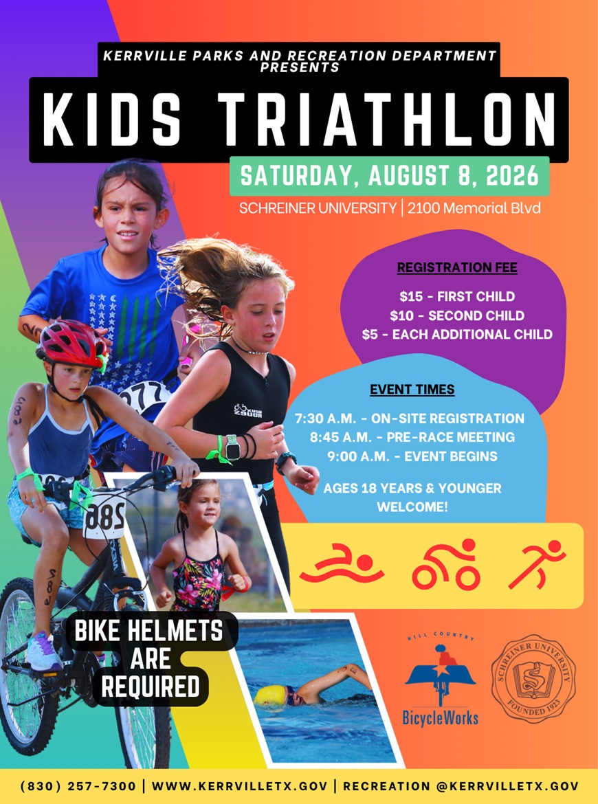 Kerrville Kids' Triathlon at Schreiner University