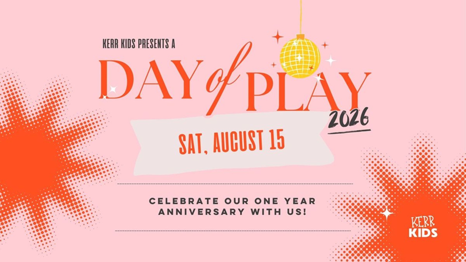 Kerr Kids Second Annual Day of Play 2026 at Hill Country Youth Event Center