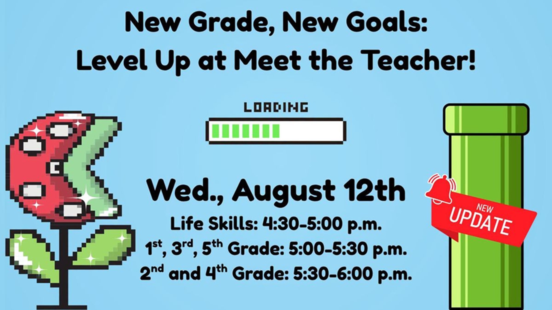 Life Skills and 1st-5th Grade Meet the Teacher at Tom Daniels Elementary