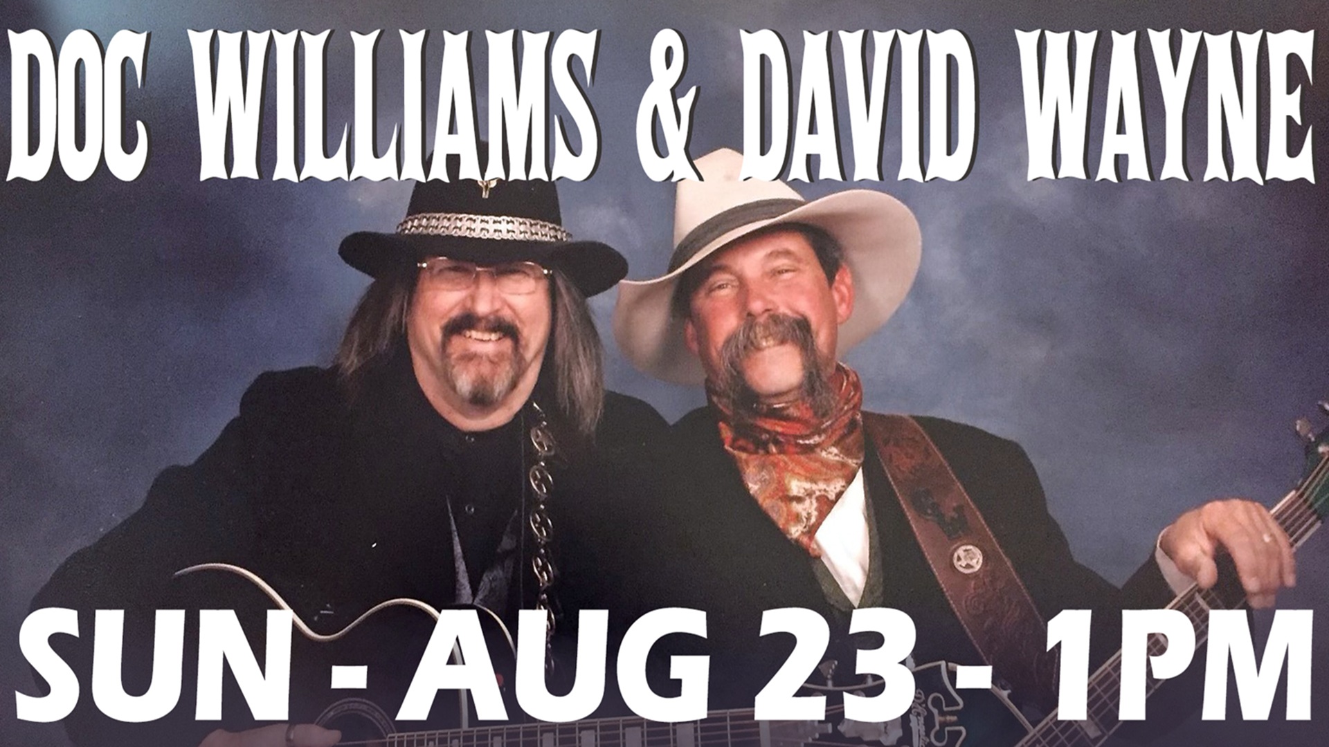 Sunday Funday with Doc Williams & David Wayne at Gravity Check Saloon and Arena
