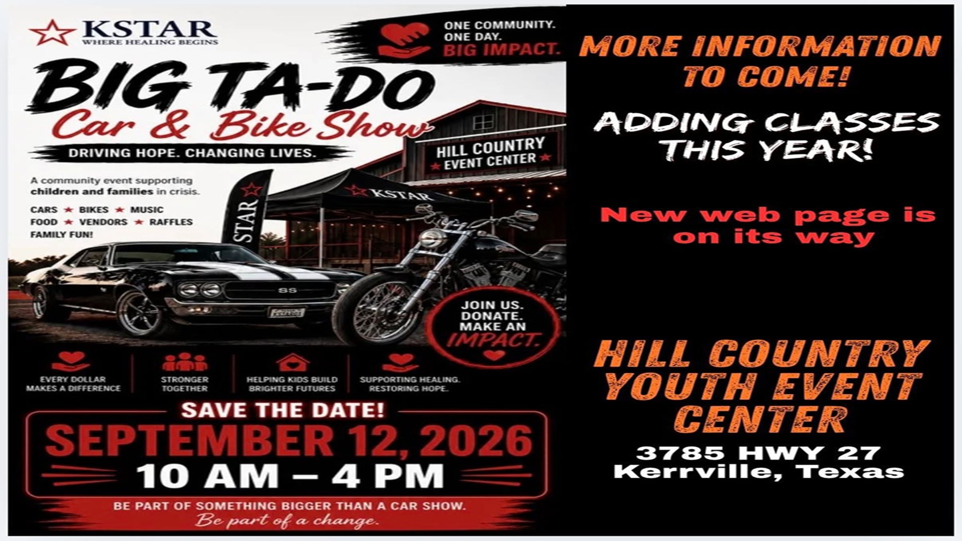 The Big Ta’ Do at Hill Country Youth Event Center
