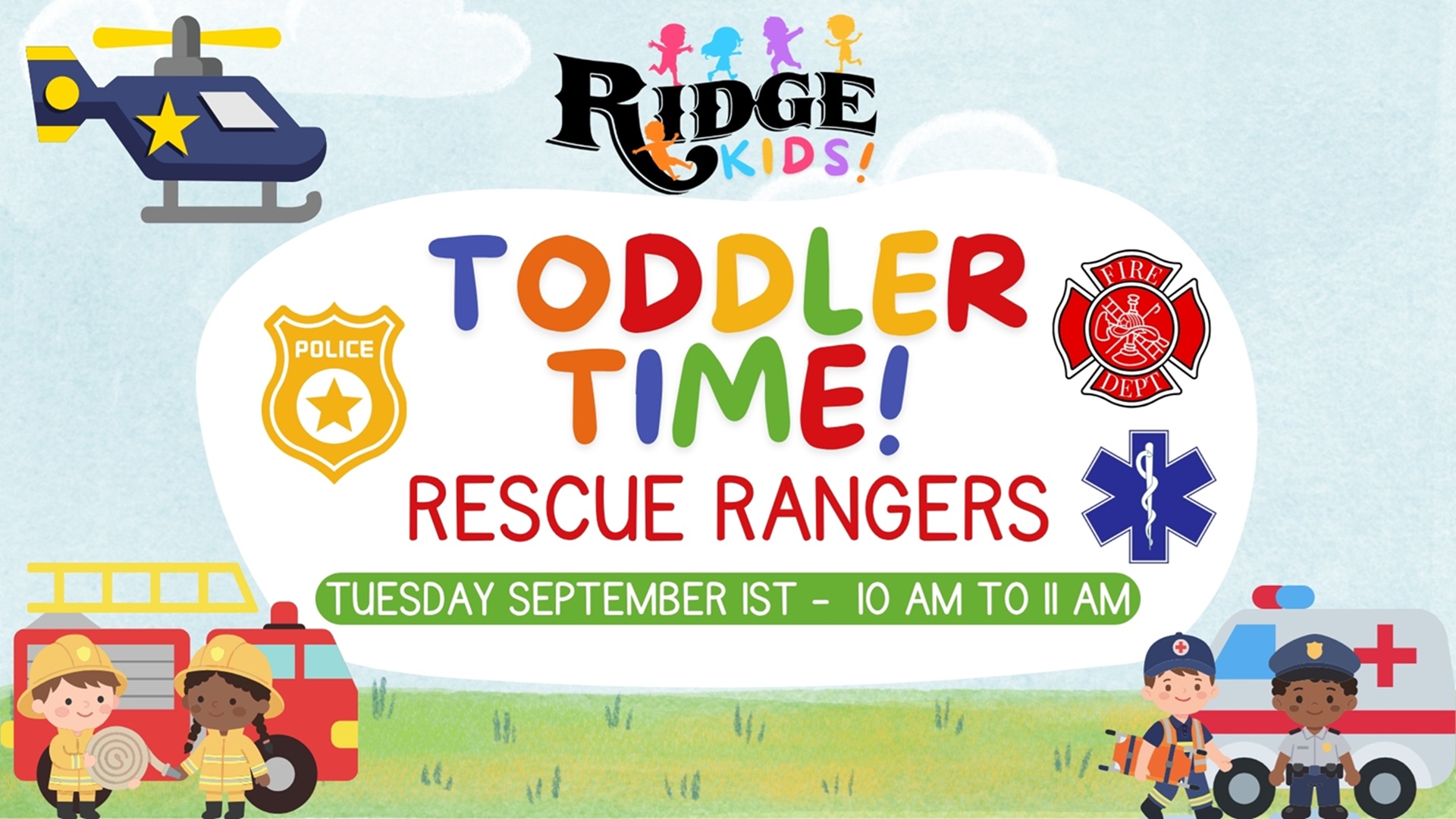 Toddler Time: Rescue Rangers at The Ridge Marketplace