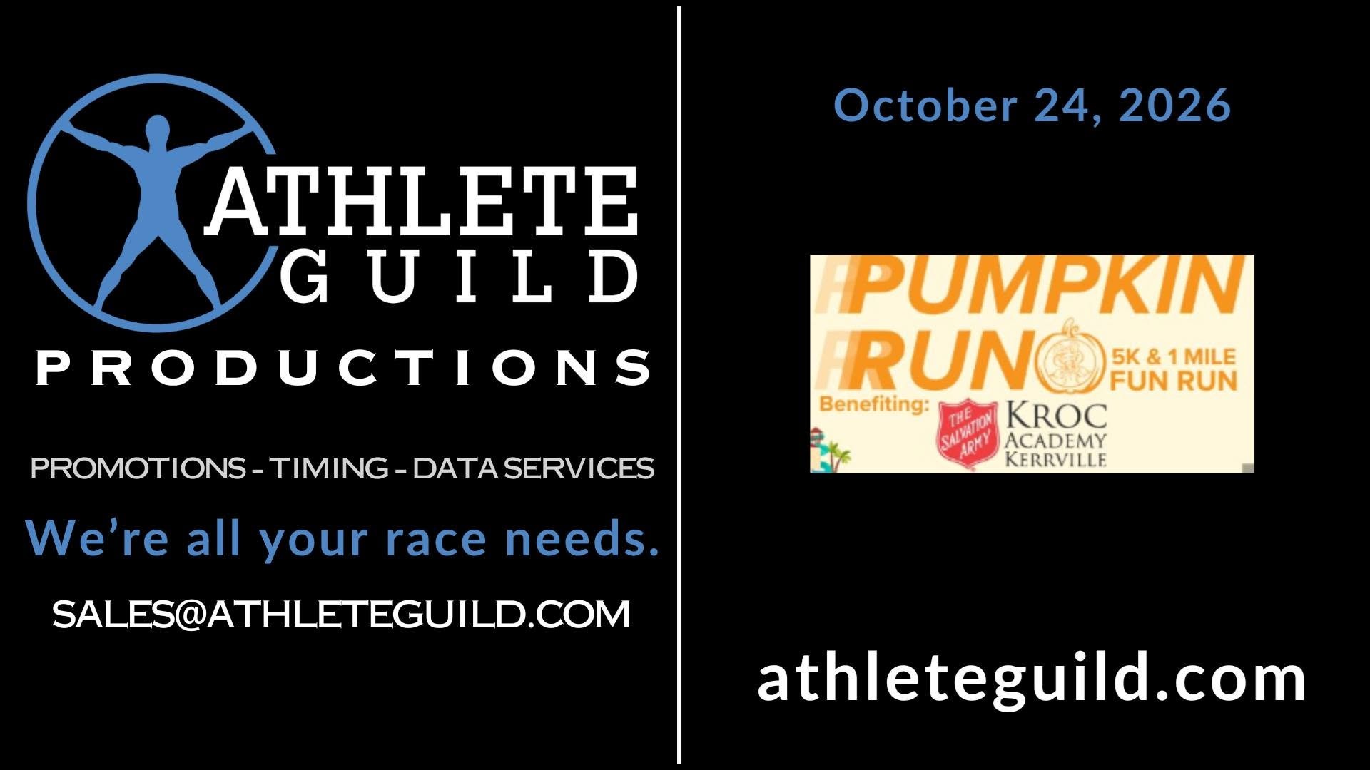 16th Annual Pumpkin Run 5K & 1 Mile Fun Run at Kerrville Kroc Center