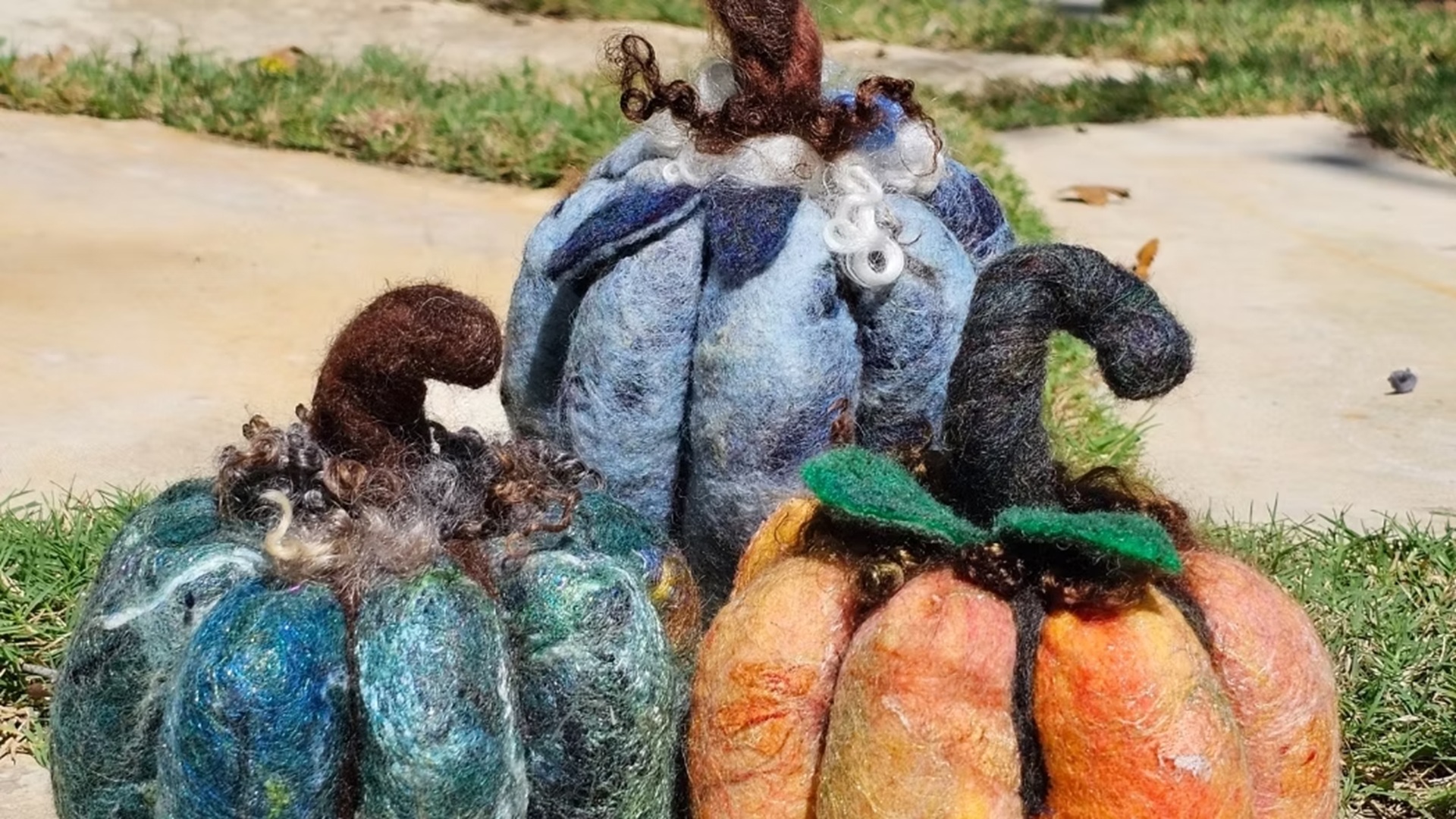 3D Wet Felted Pumpkin Workshop at Museum of Western Art