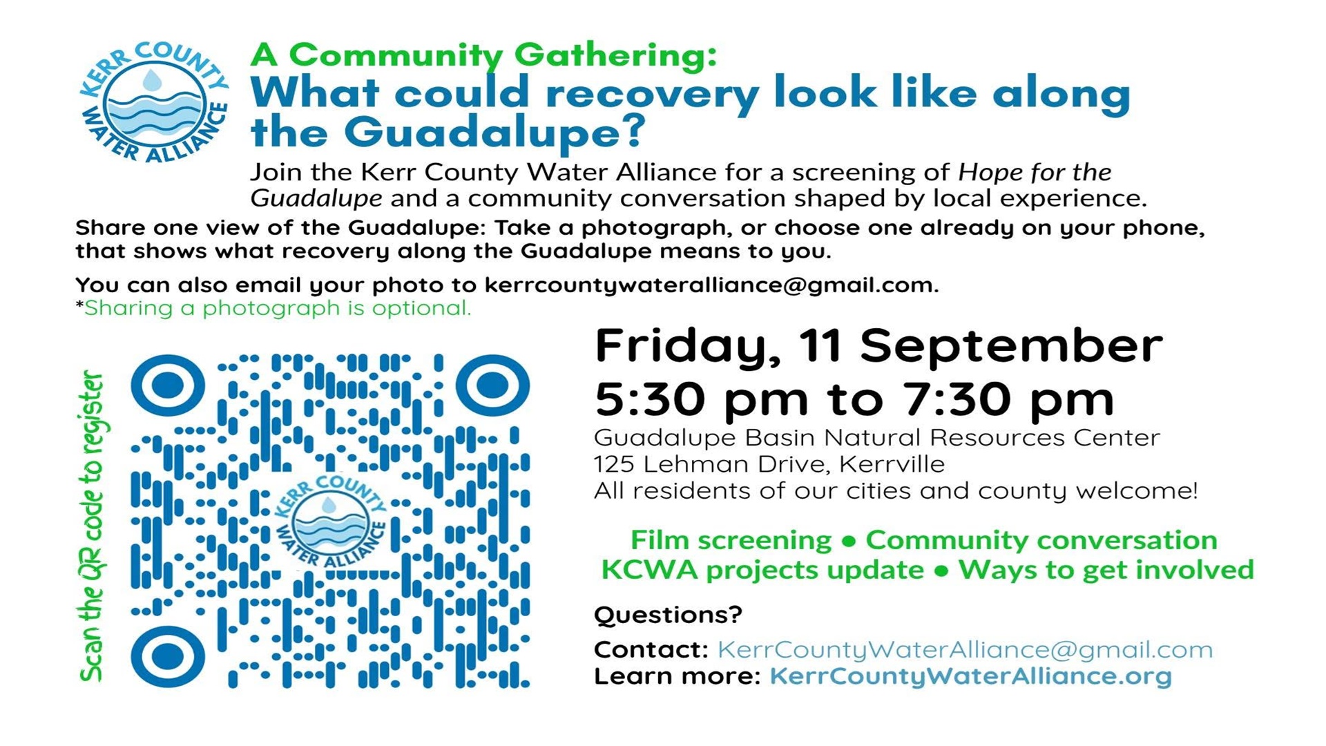 Community Gathering with KCWA