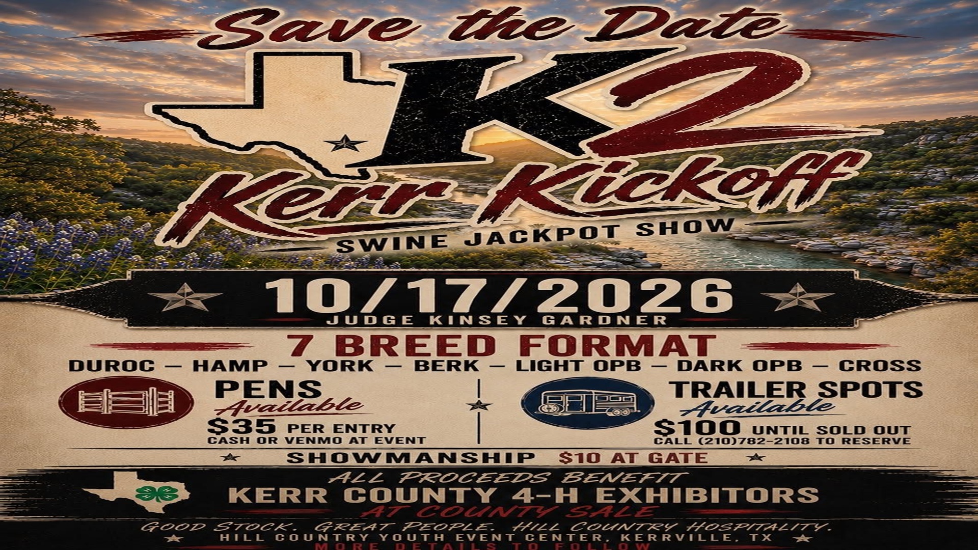 K2 - Kerr Kickoff at Hill Country Youth Event Center