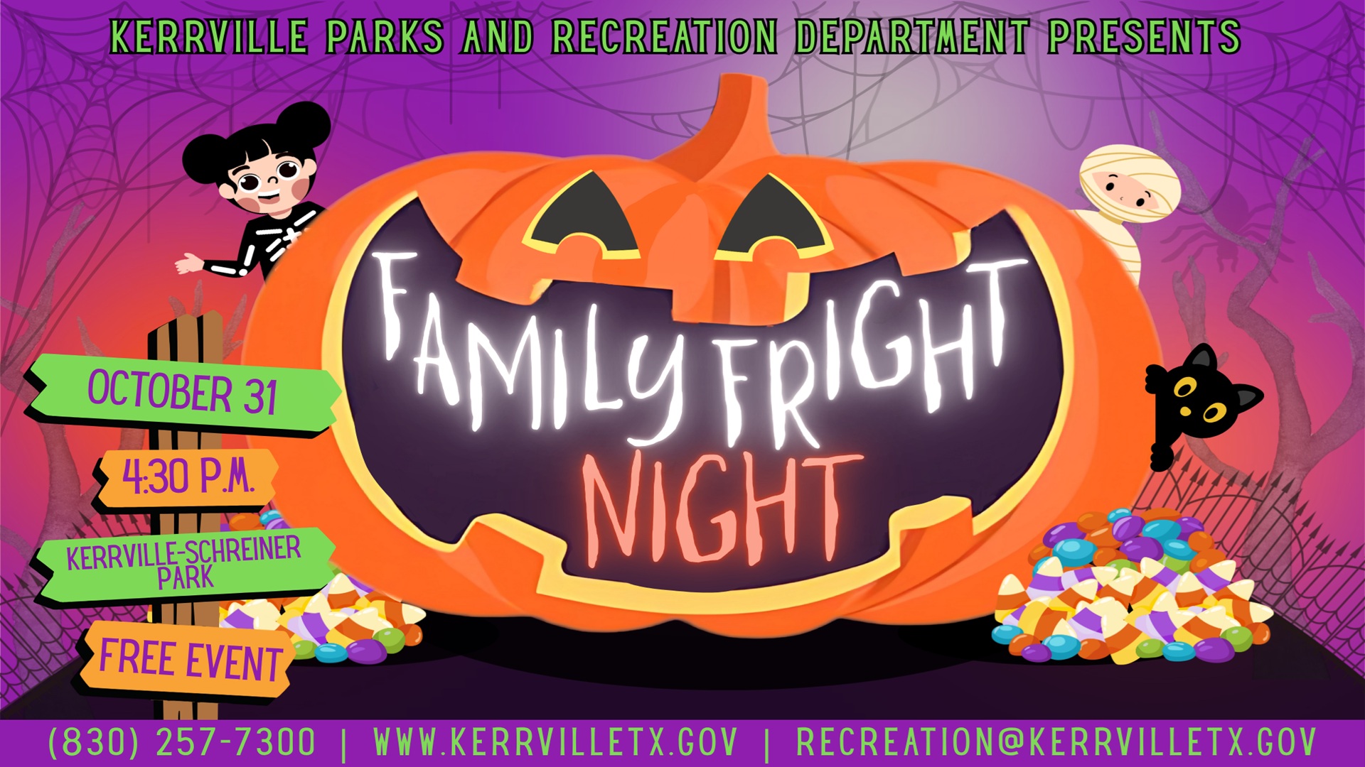 Family Fright Night at Kerrville-Schreiner Park