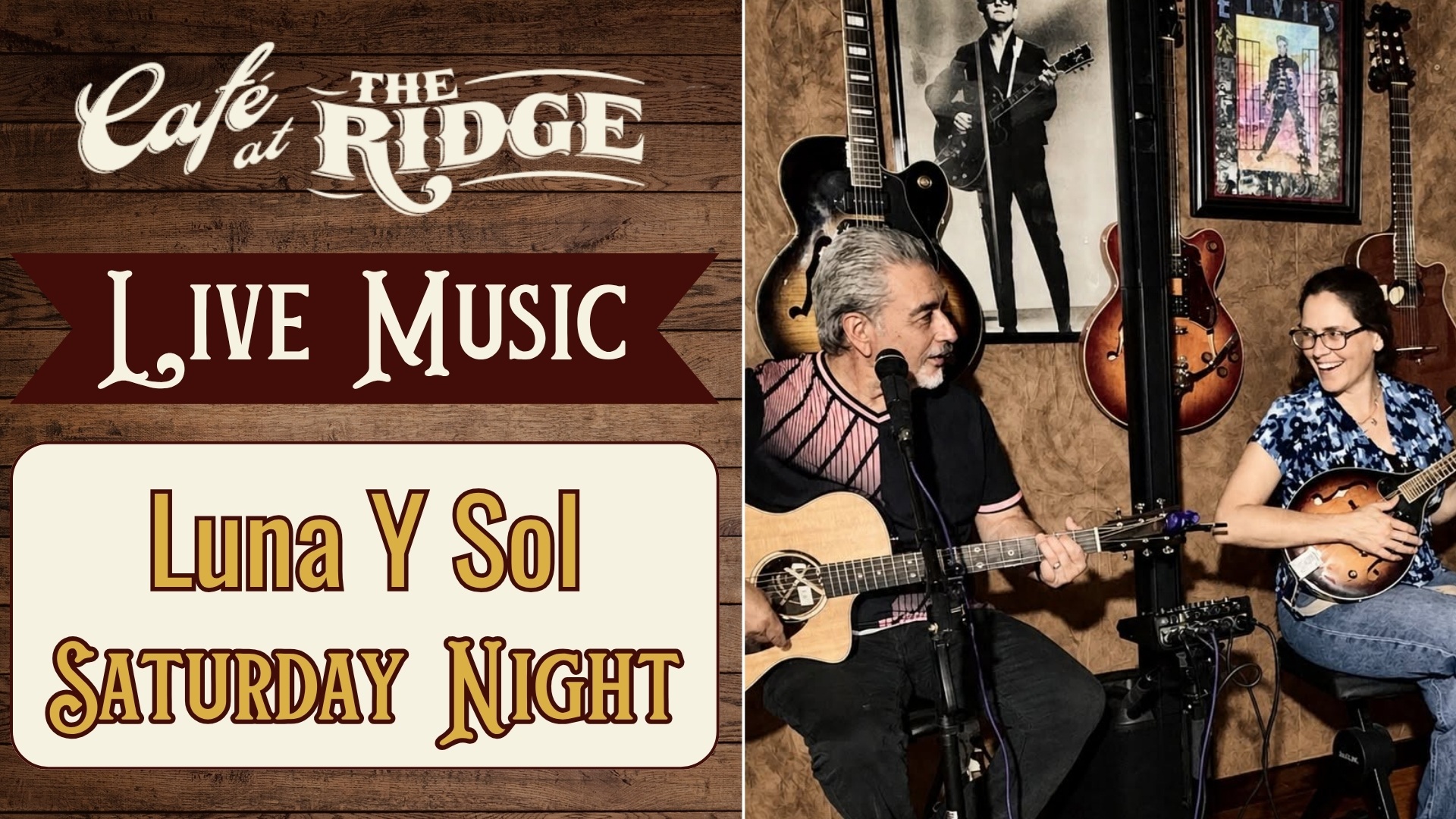 Live Music with Luna Y Sol at Café at The Ridge