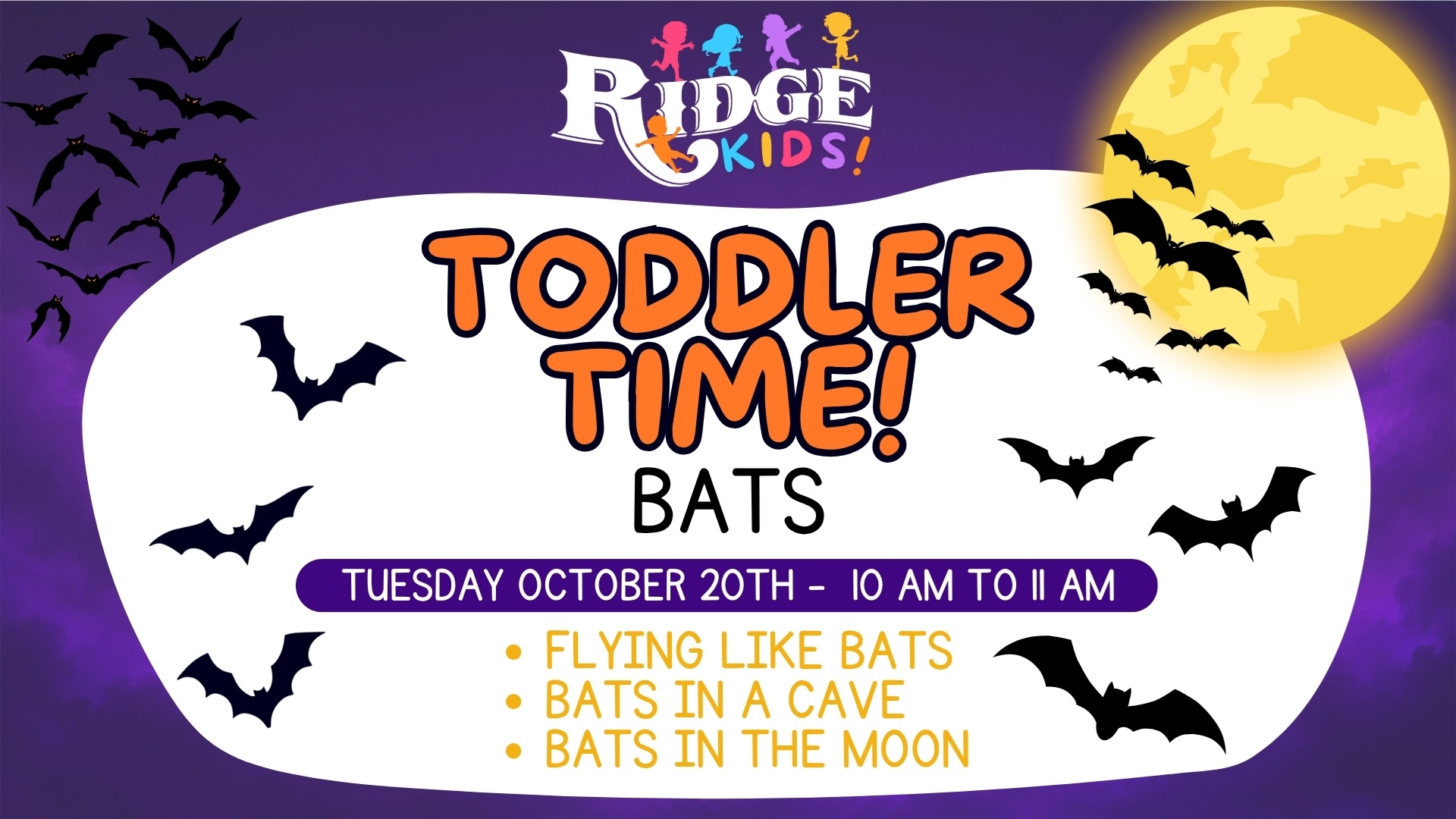 Toddler Time: Bats at The Ridge Marketplace