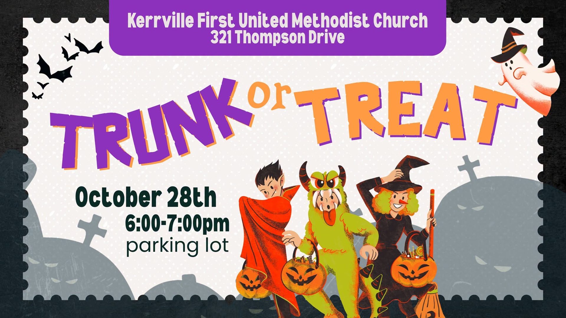 Trunk or Treat at First United Methodist Church Kerrville
